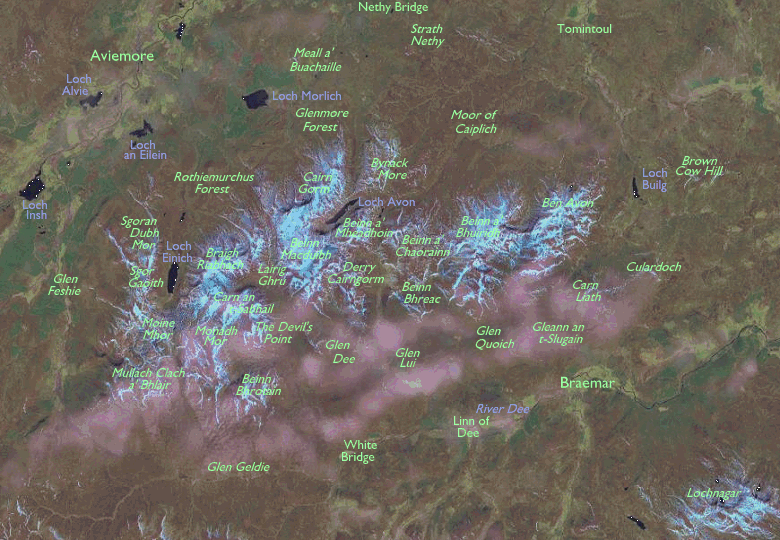 cairngorms landsat