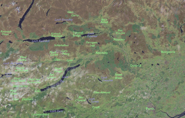 perthshire landsat