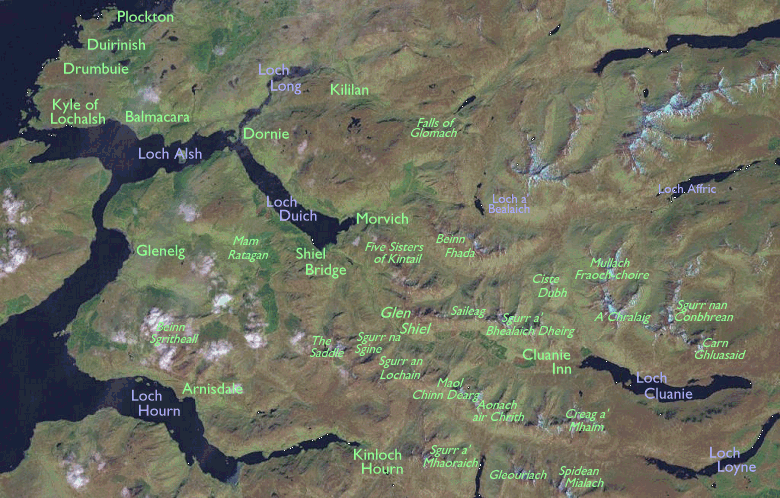 Kintail landsat