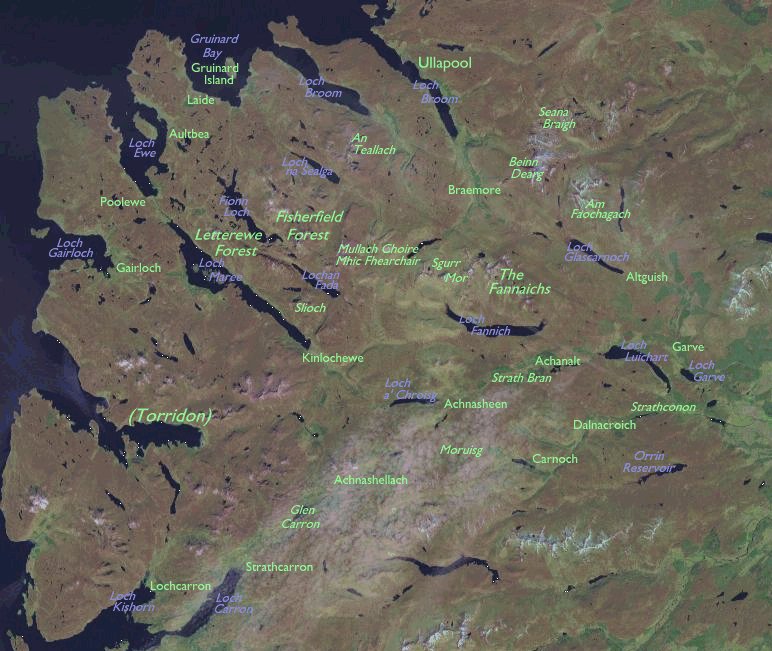 wester ross landsat